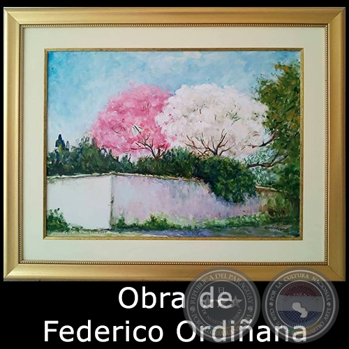 Lapacho rosado y blanco - Obra de Federico Ordiñana